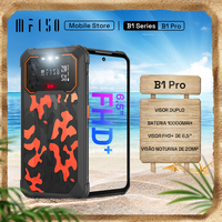IIIF150 B1 Pro wytrzymały smartfon 6.5 "FHD + wyświetlacz 10000 mAh Android 12 telefon komórkowy 48MP + 20MP AF kamera noktowizyjna telefon 1